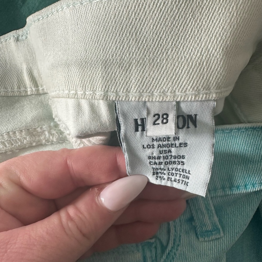 Hudson Jeans Turquoise Blue Skinny Denim - Picture 4 of 4